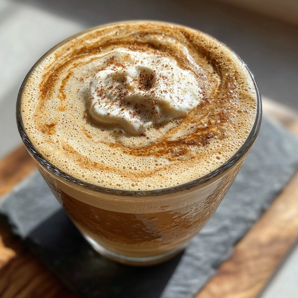 Creamy Vanilla Coffee Smoothie