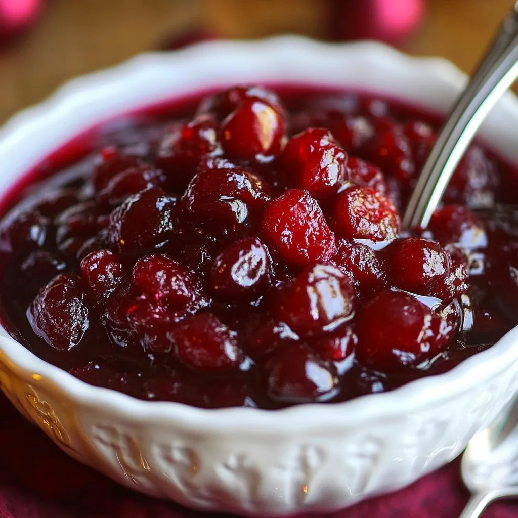 Tasty Christmas Cranberry Sauce