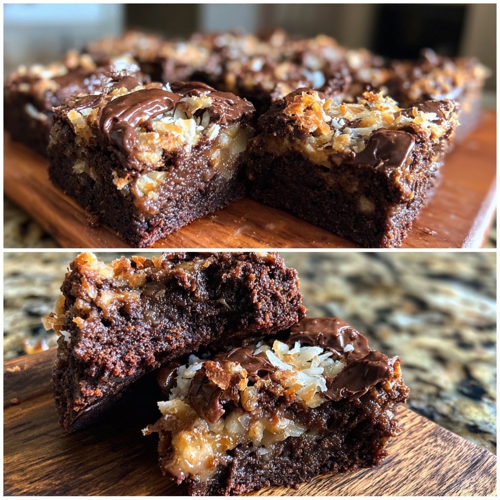 Almond Joy Chocolate Brownies
