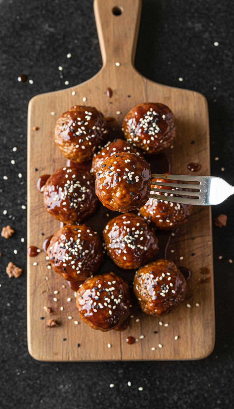 Teriyaki Beef Meatballs