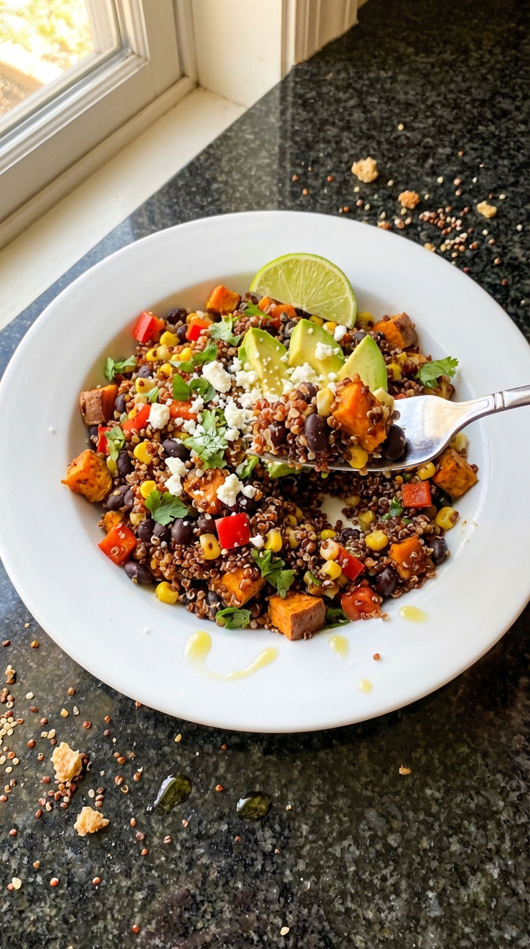 Power-Packed Quinoa and Black Bean Salad