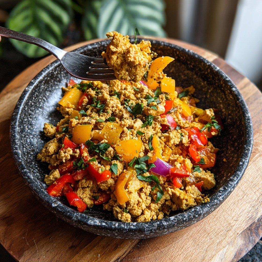 High Protein Tofu Hash