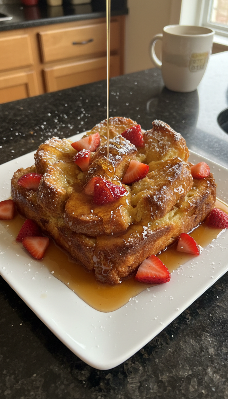 French Toast Croissant Bake