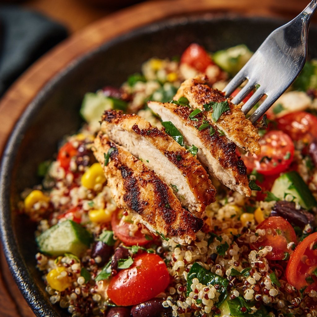 Grilled Chicken Quinoa Salad