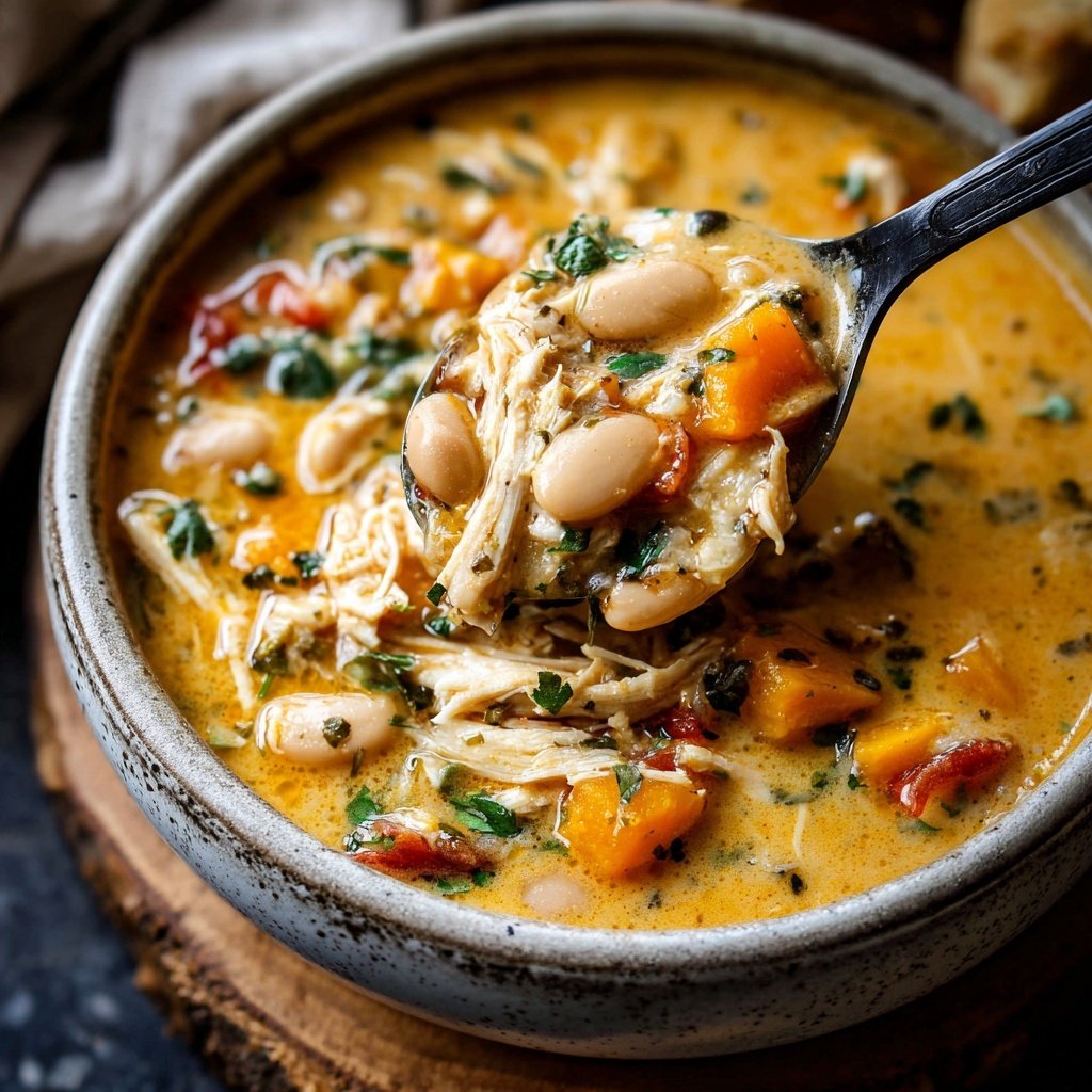 White Bean Pumpkin Turkey Chili