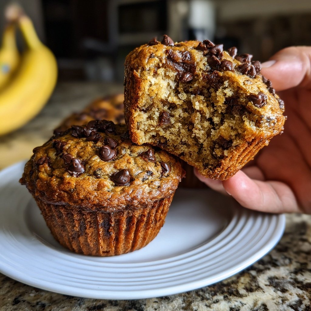 Banana Chocolate Chip Muffins