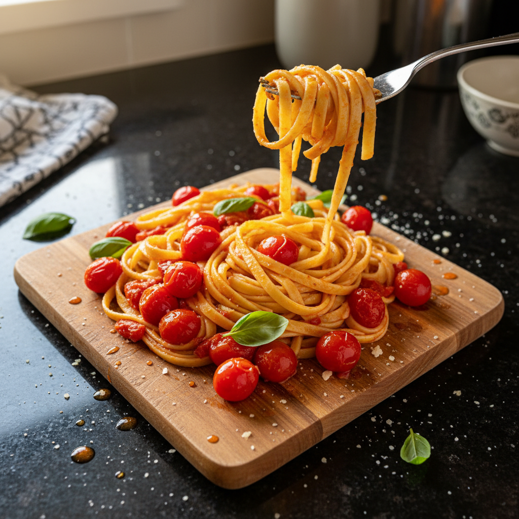 Sweetheart's Tomato Basil Pasta