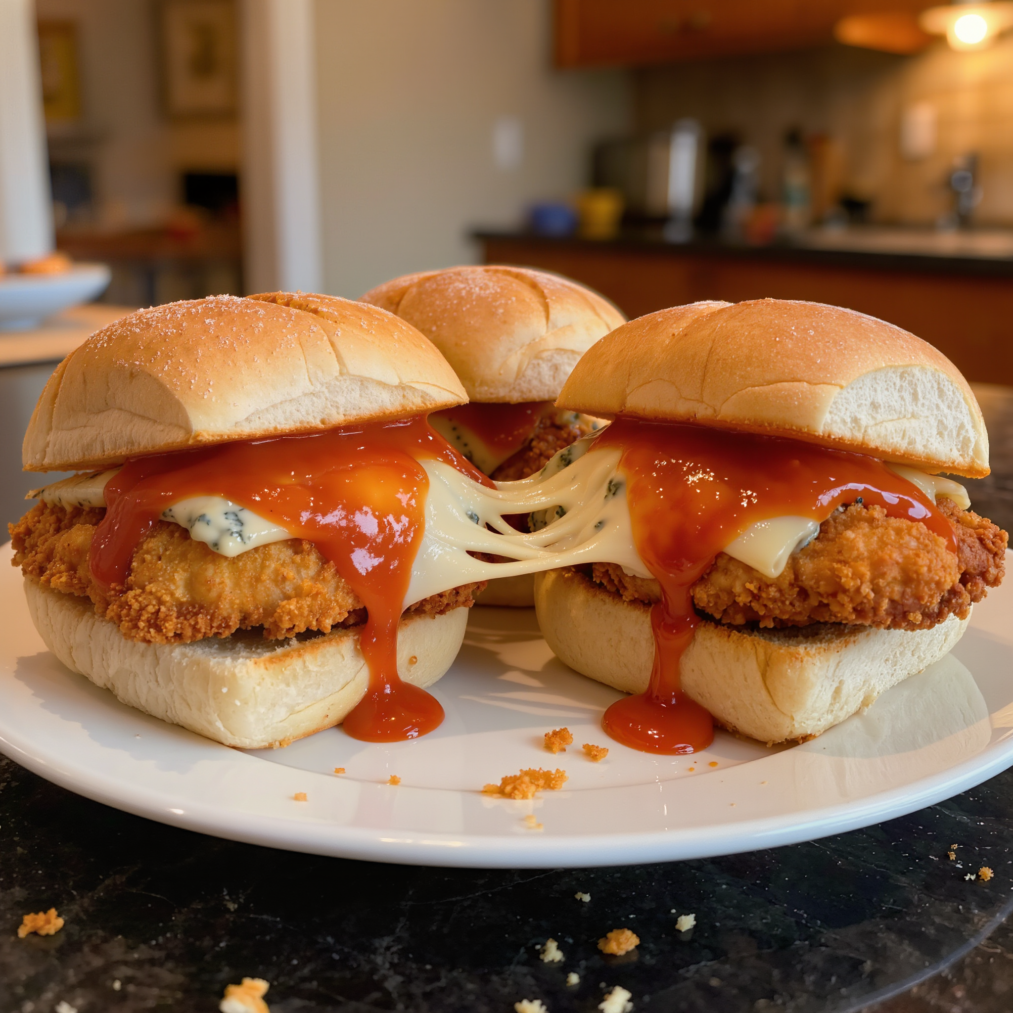 Buffalo Chicken Sliders Delight