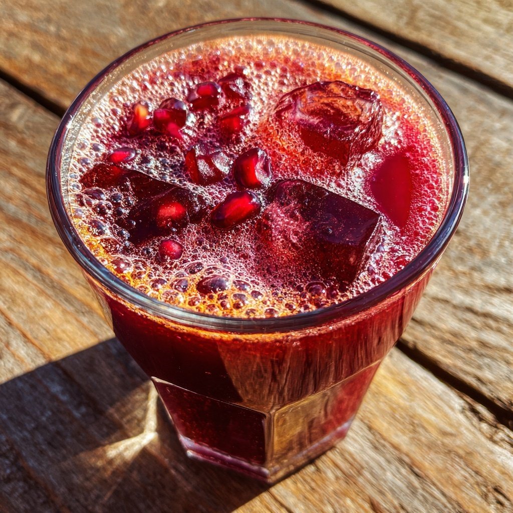Spiced Pomegranate Cinnamon Cooler