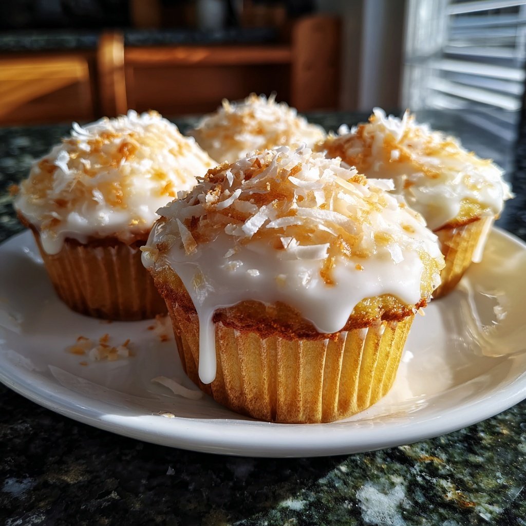 Creamy Coconut Cupcakes