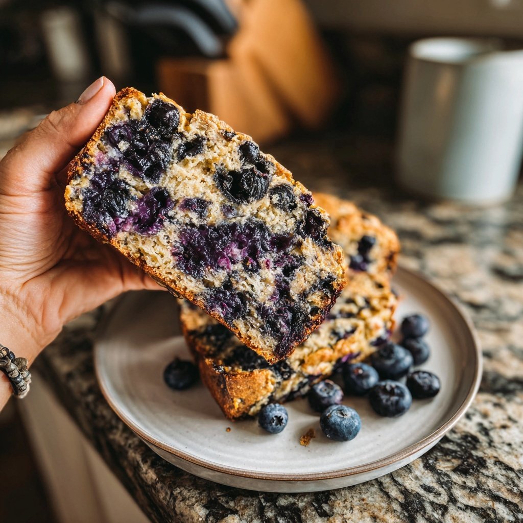 Lemon Blueberry Sourdough with Almond Flour