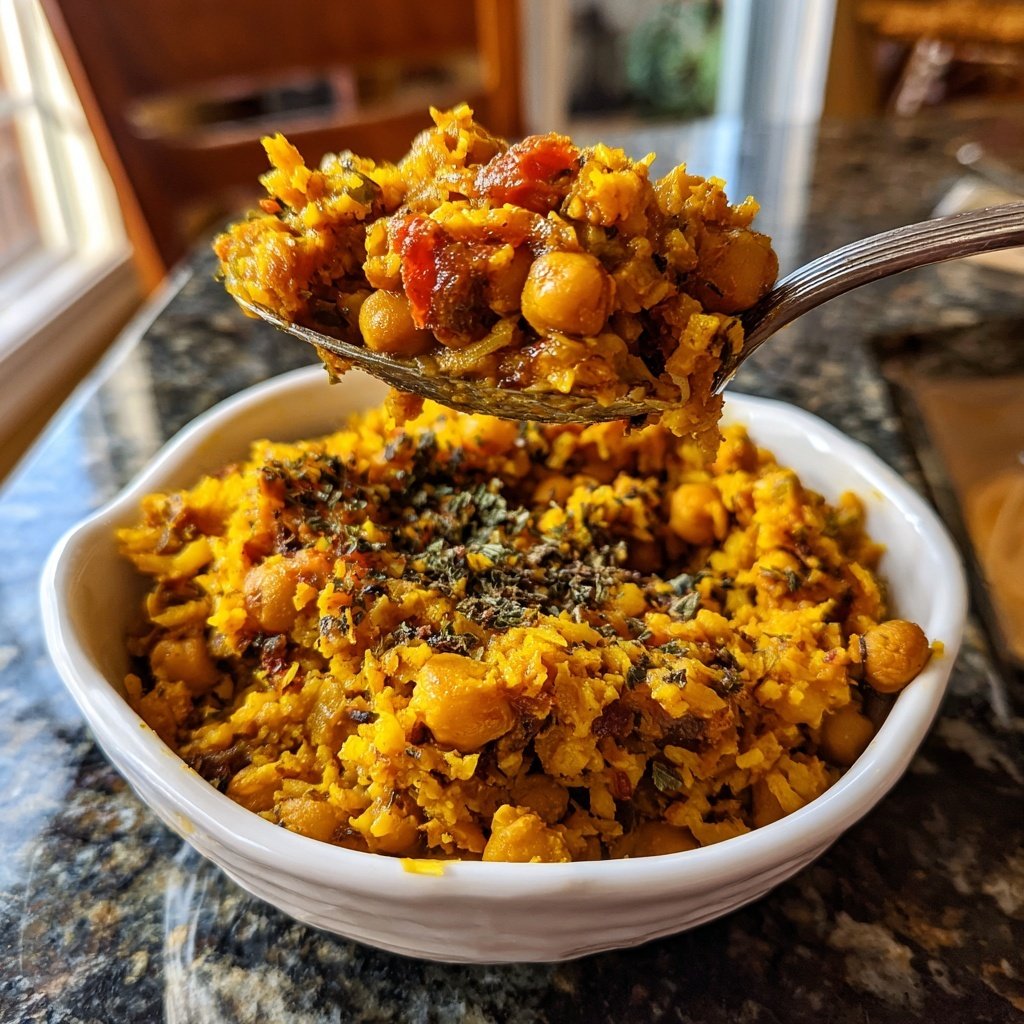 Chickpeas Sofrito Arroz Gandules Rice