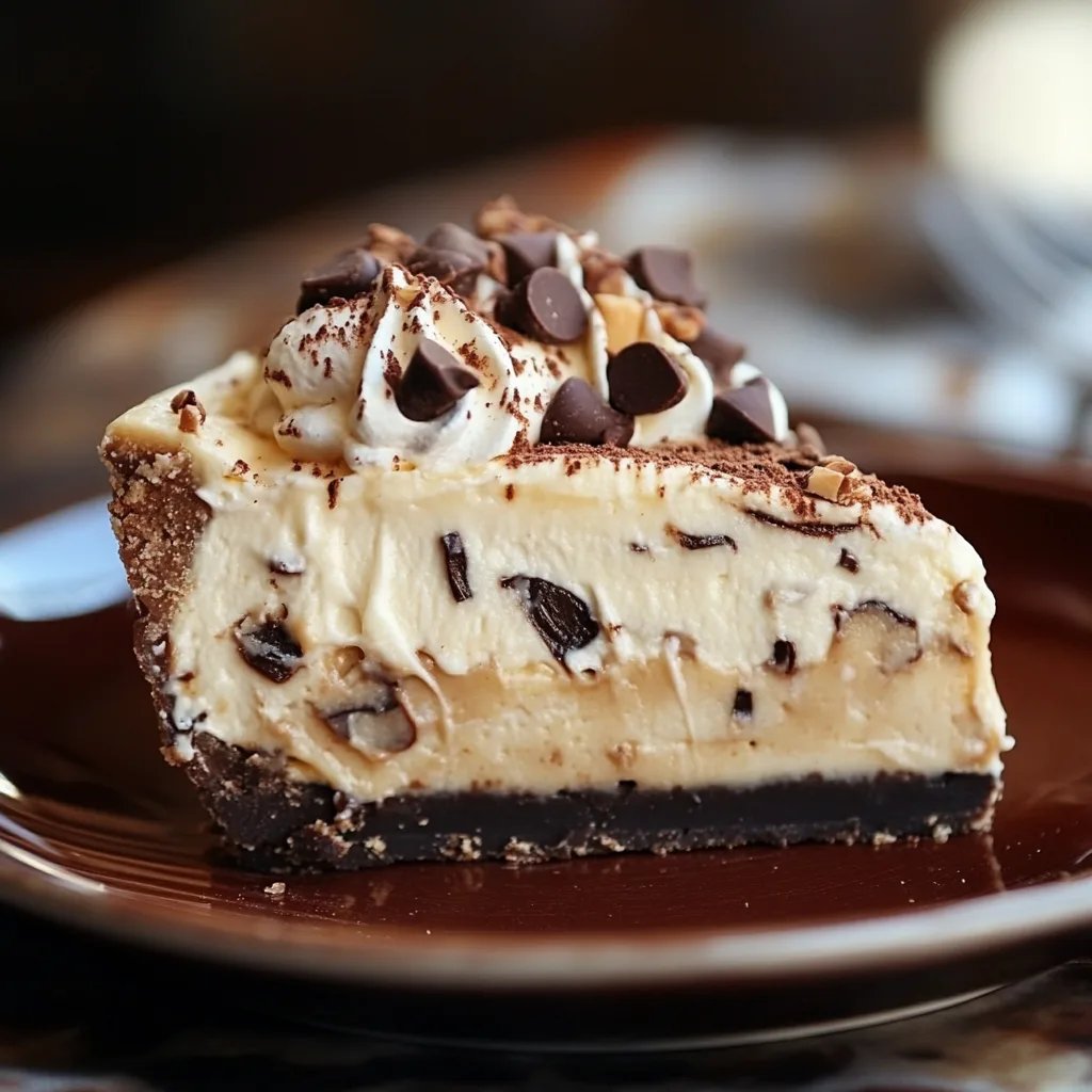 Chocolate Chip Peanut Butter Pie
