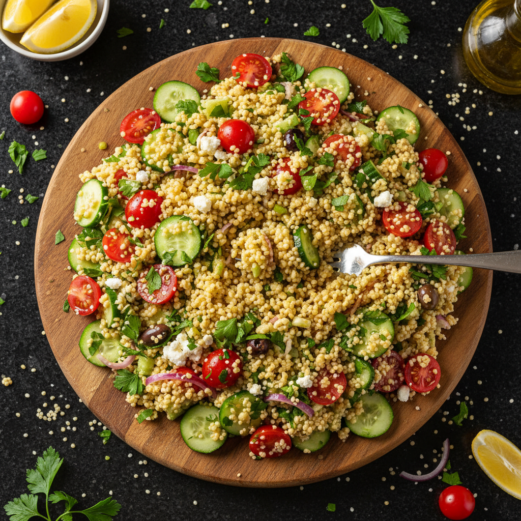 Zesty Mediterranean Couscous Salad