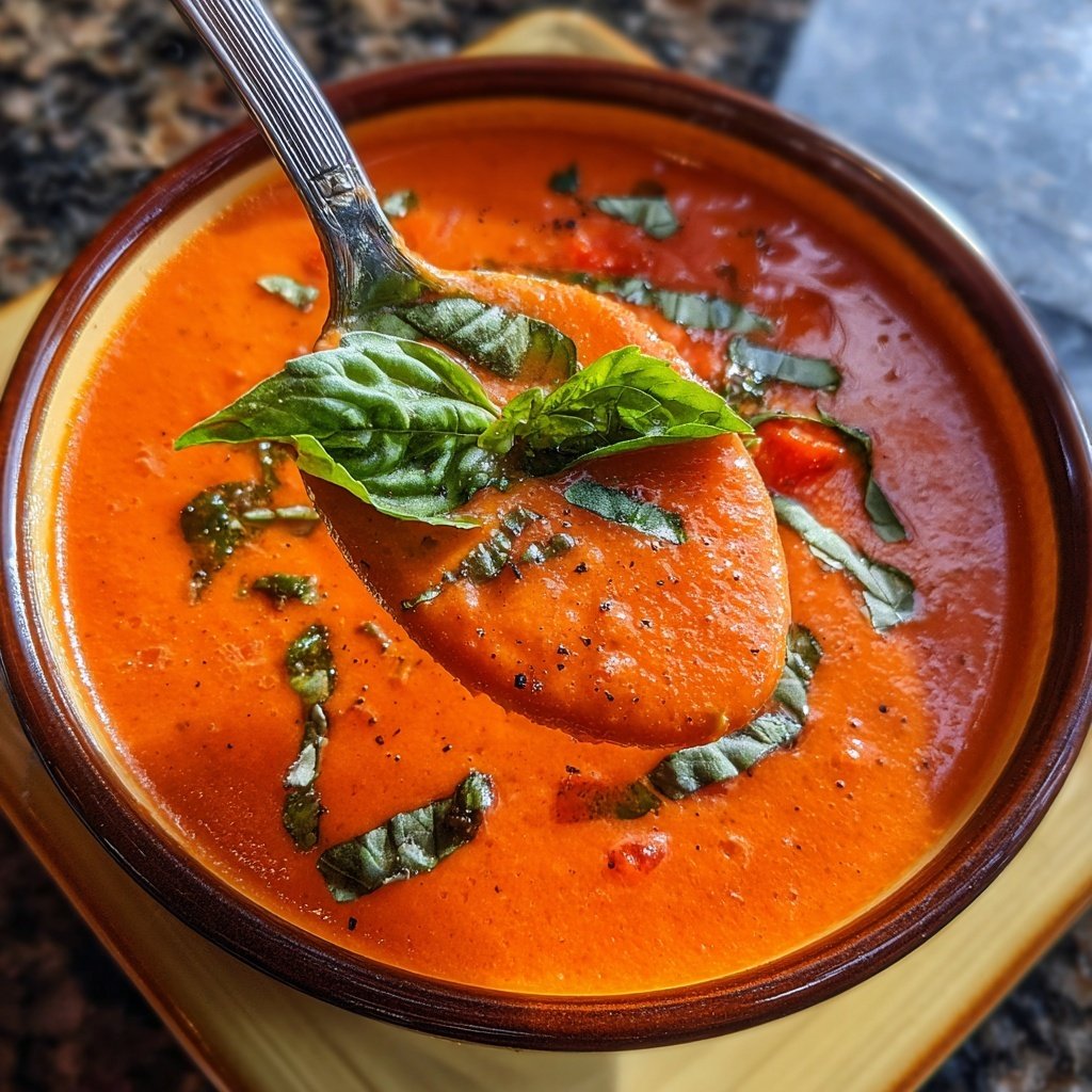 Creamy Tomato Basil Soup