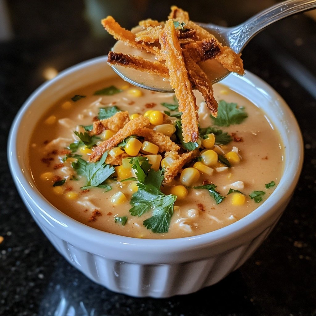 Creamy Chicken Tortilla Soup