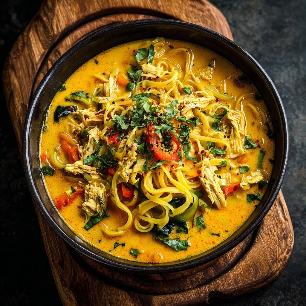 Thai Noodle Soup Coconut Curry