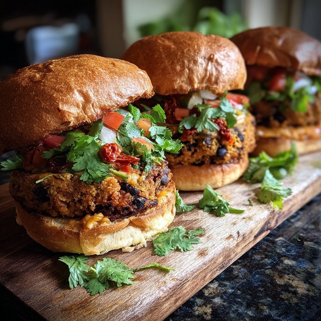 Quick Black Bean Burgers