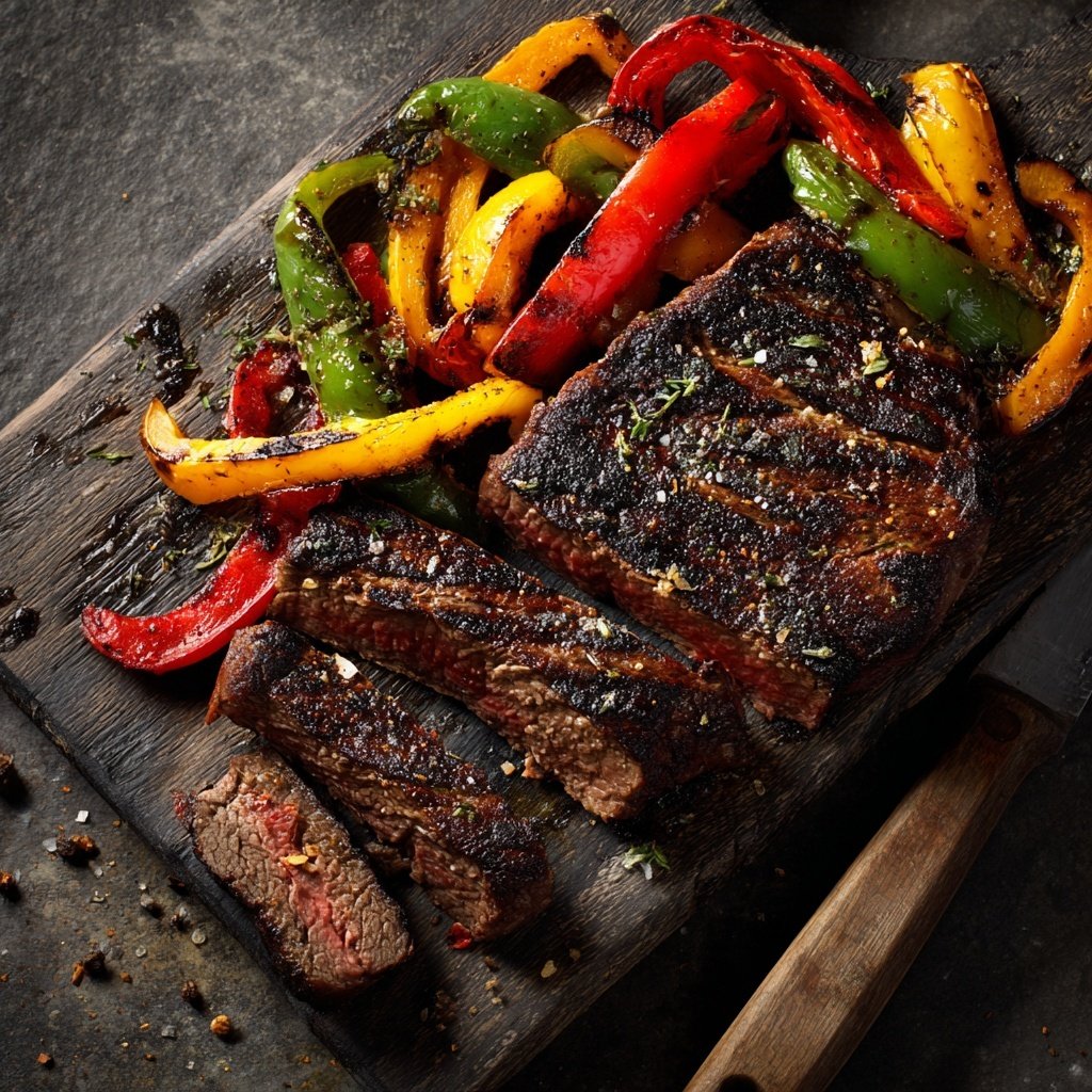 Steak and Grilled Veggie Platter