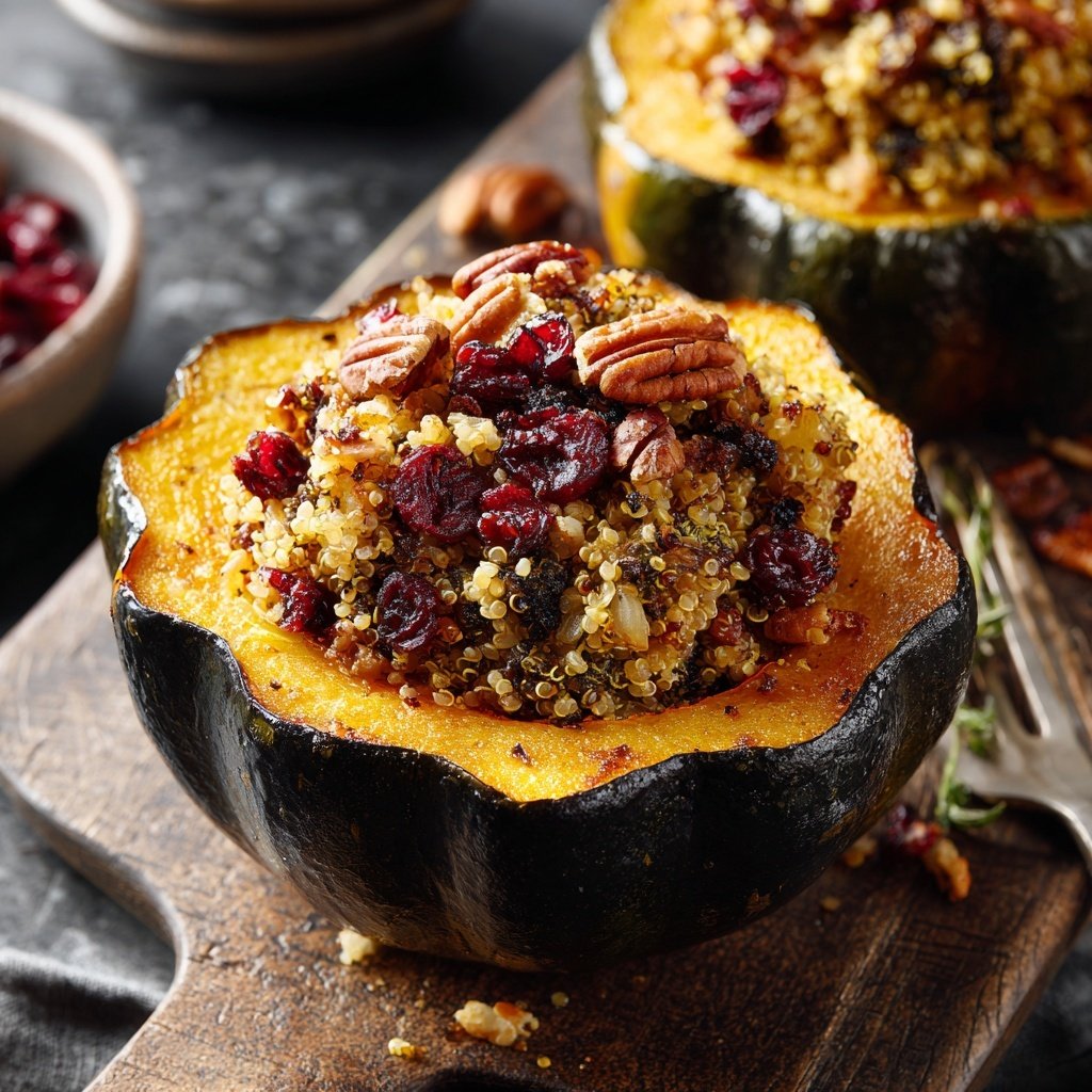 Stuffed Acorn Squash with Quinoa