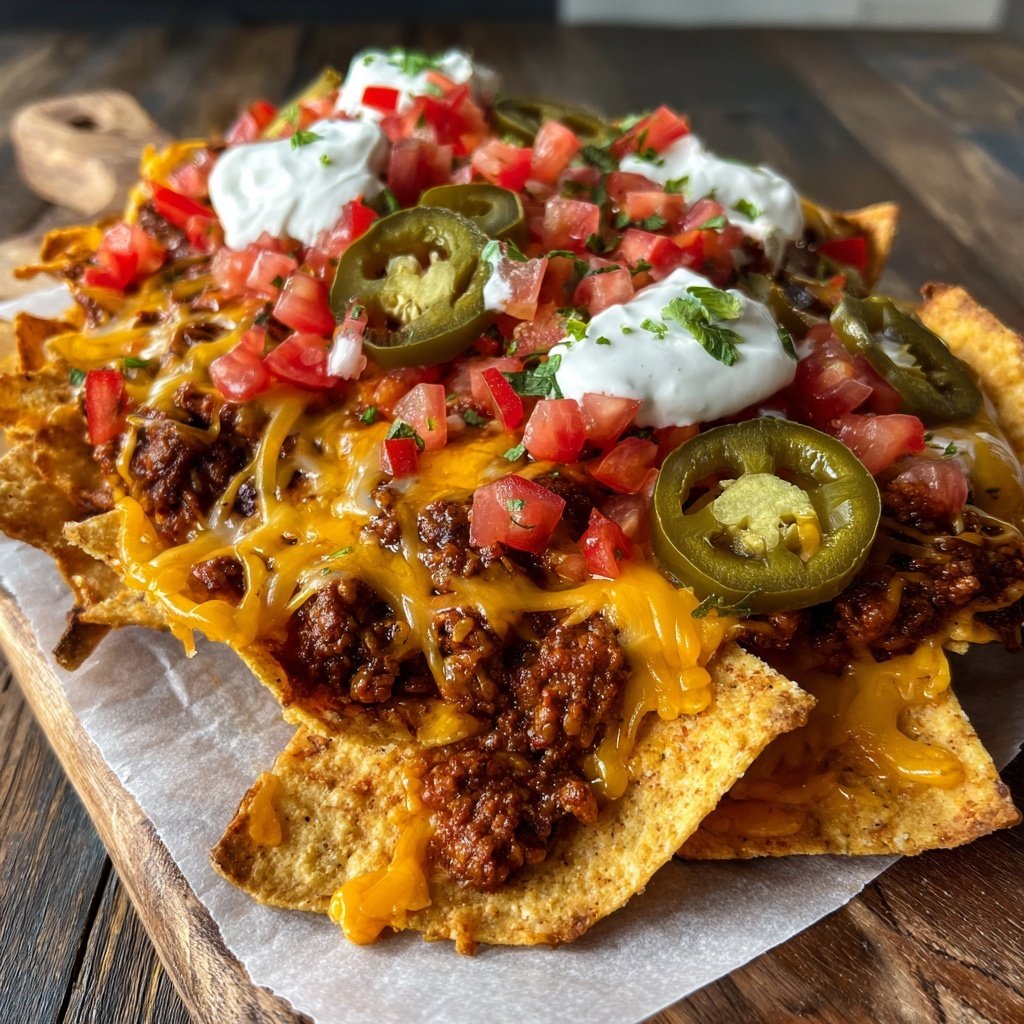 Chili Cheese Nachos Supreme