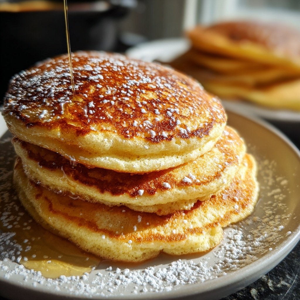 Gluten-Free Ricotta Pancakes with Almond Flour