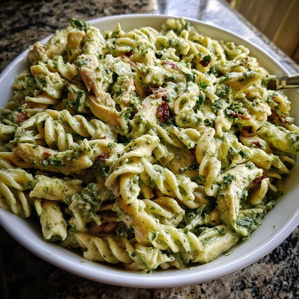 Chicken Pesto Pasta Salad Fresh