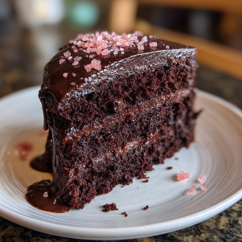 Galentine's Red Wine Chocolate Cake