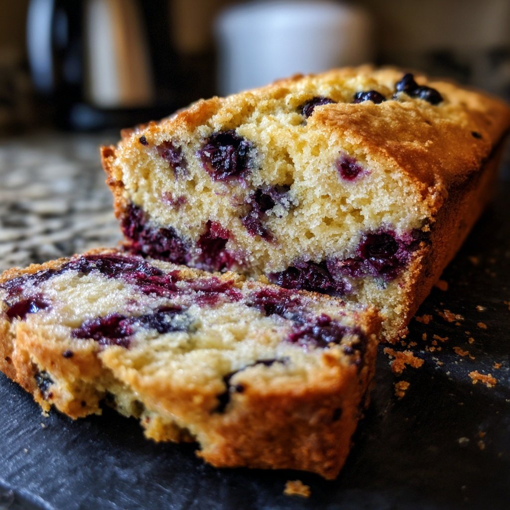 Blueberry Bread Sweet Moist