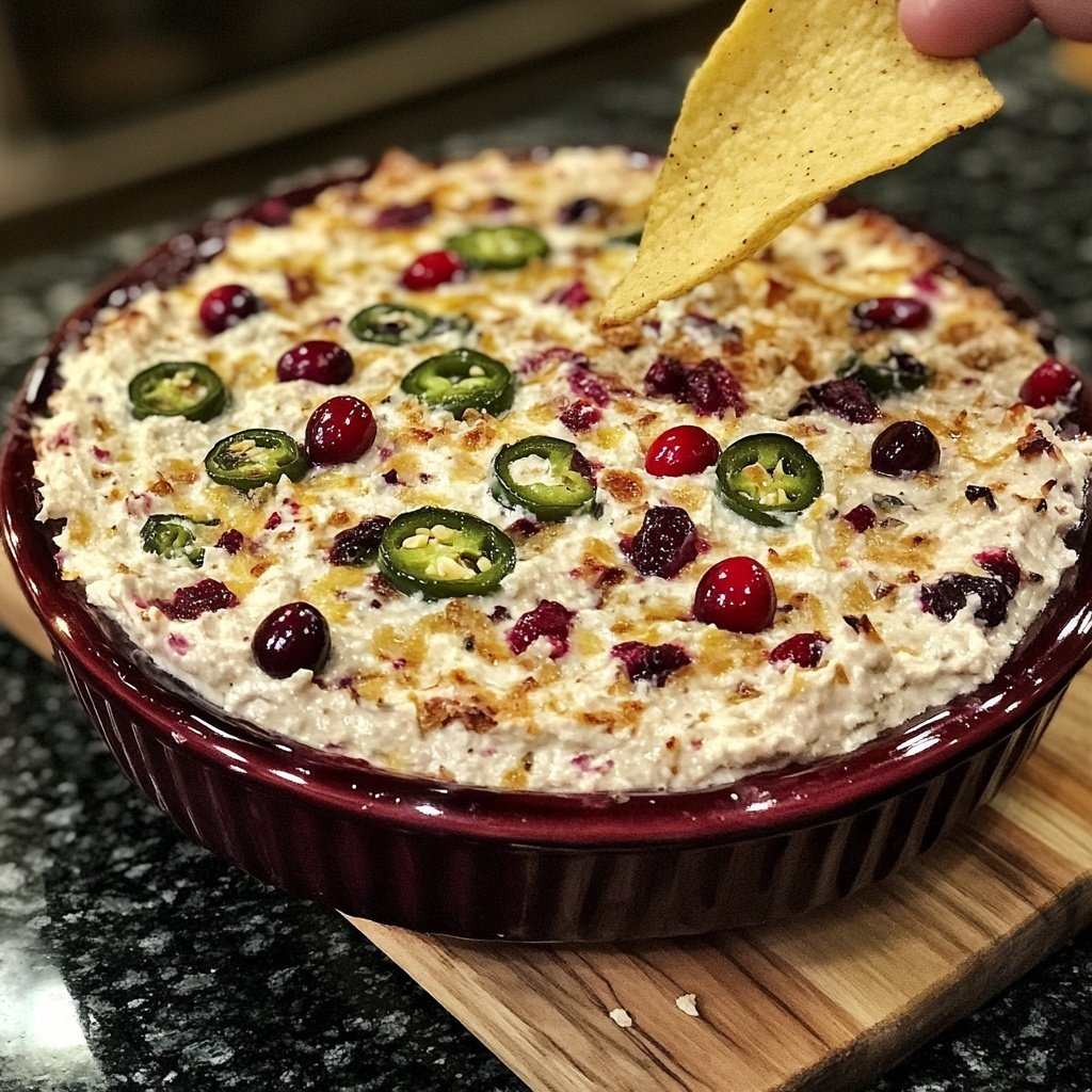 Quick Cranberry Jalapeno Dip