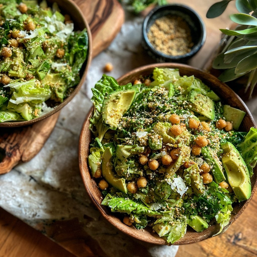 High Protein Green Goddess Salad