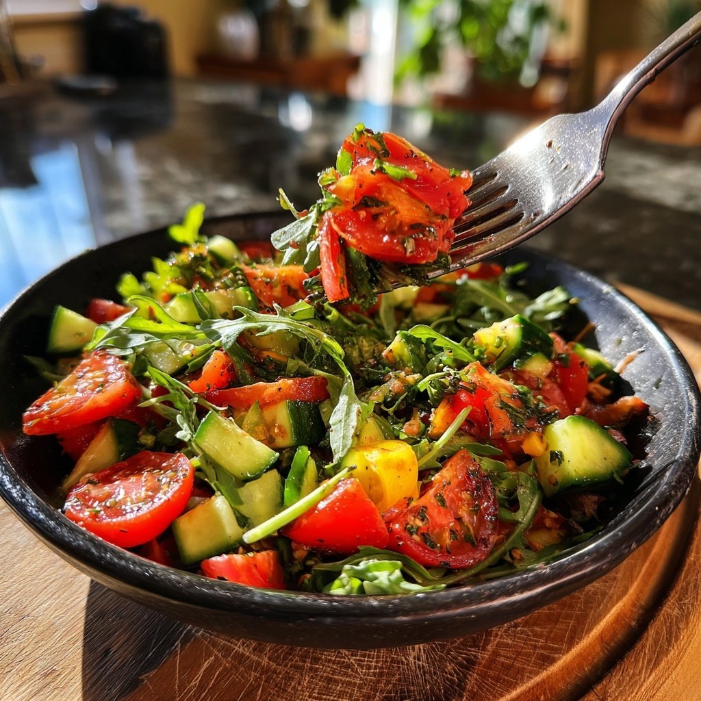Italian Chopped Veggie Salad