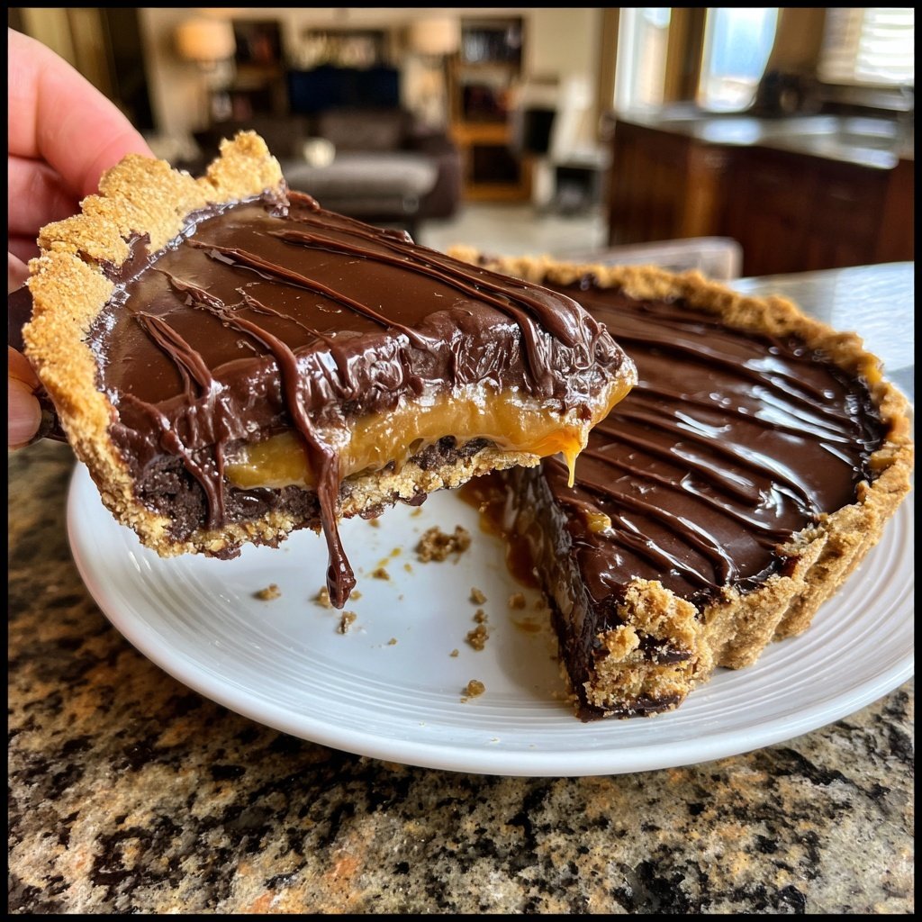 Caramel Chocolate Ganache Tart